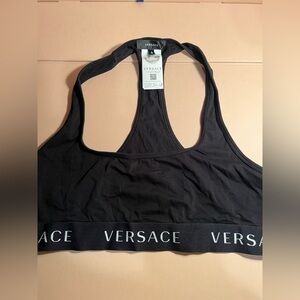 Versace Black Sports Bra size 5